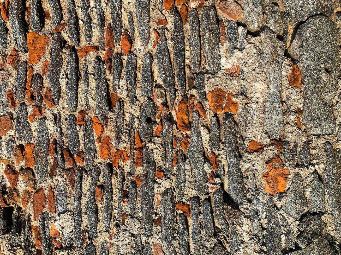 Hintergrund der alten Steinmauer. steinerne Kulisse foto