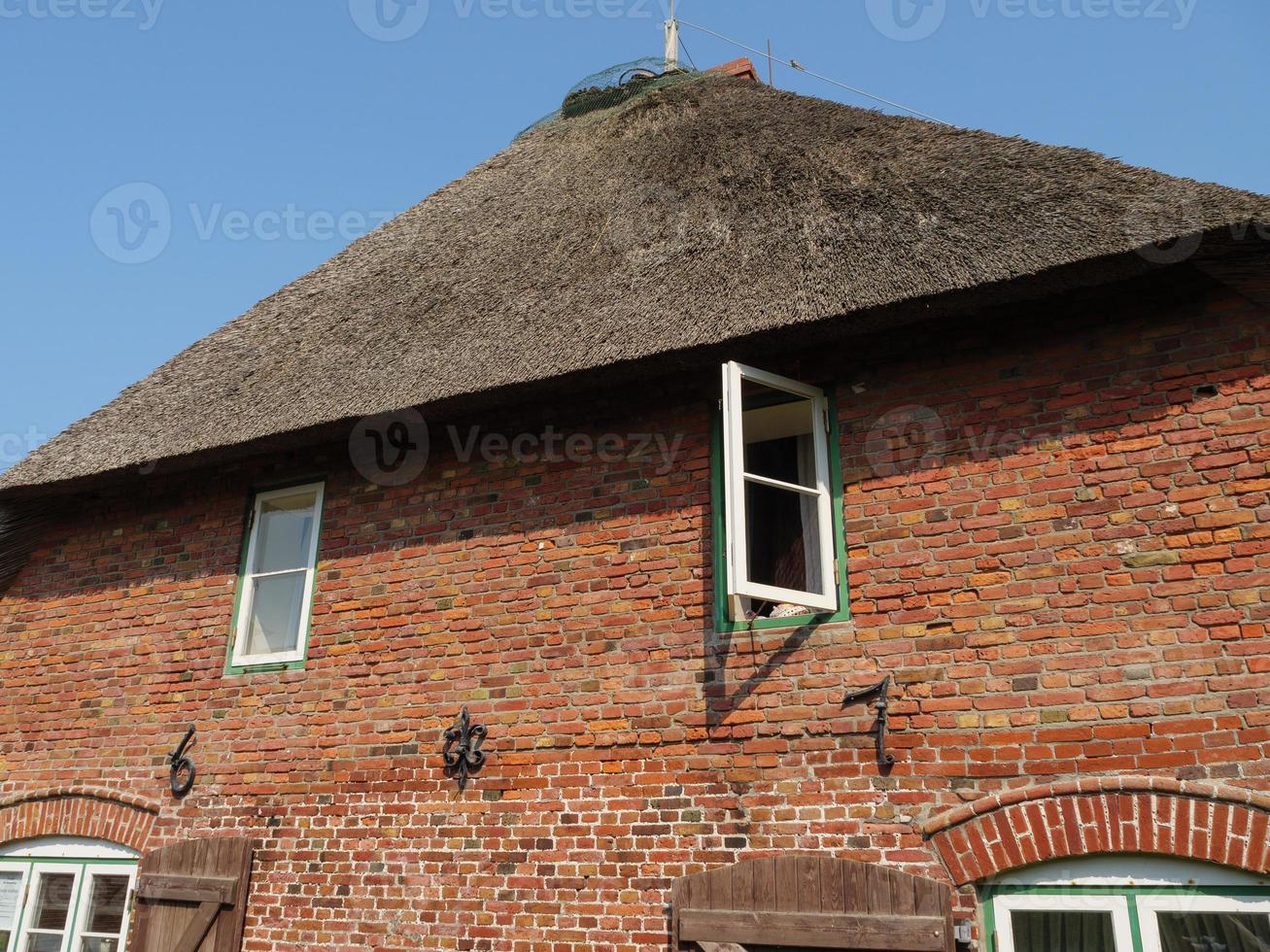 hallig hooge in der deutschen nordsee foto