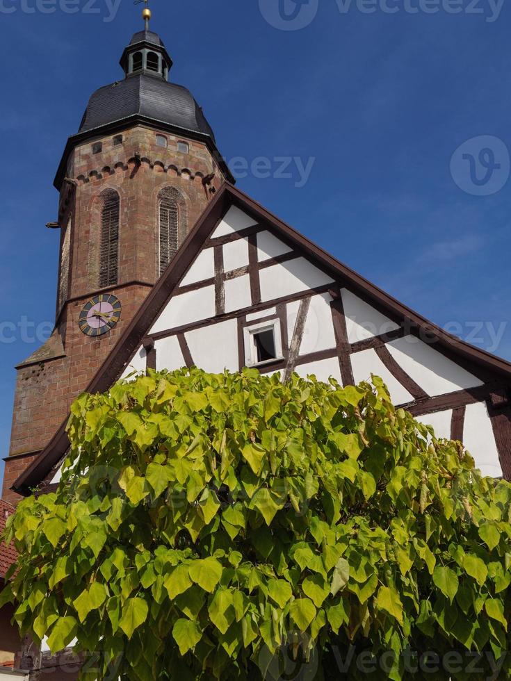 die kleine stadt kandel in der deutschen pfalz foto