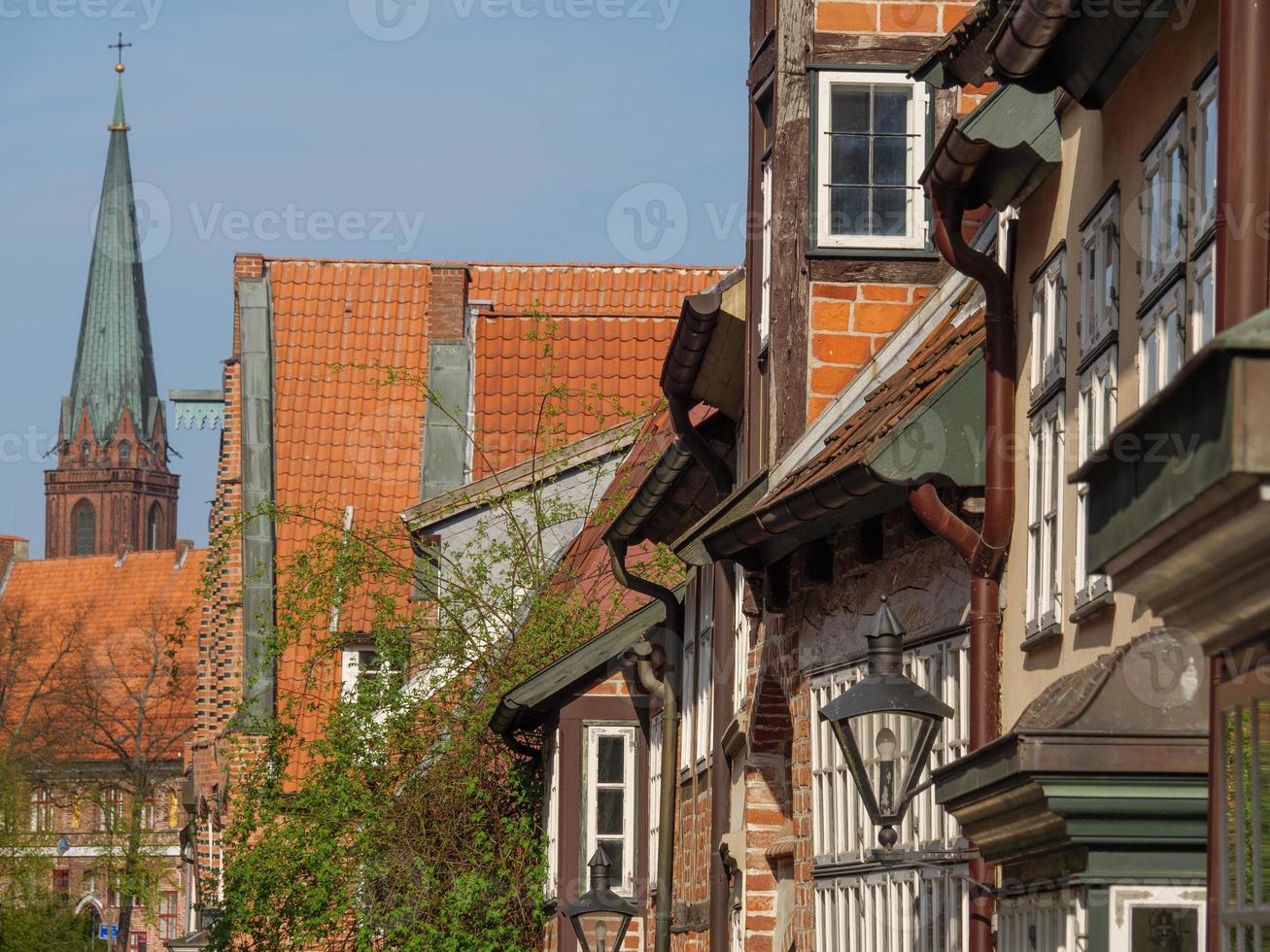 Die Stadt Lüneburg in Norddeutschland foto