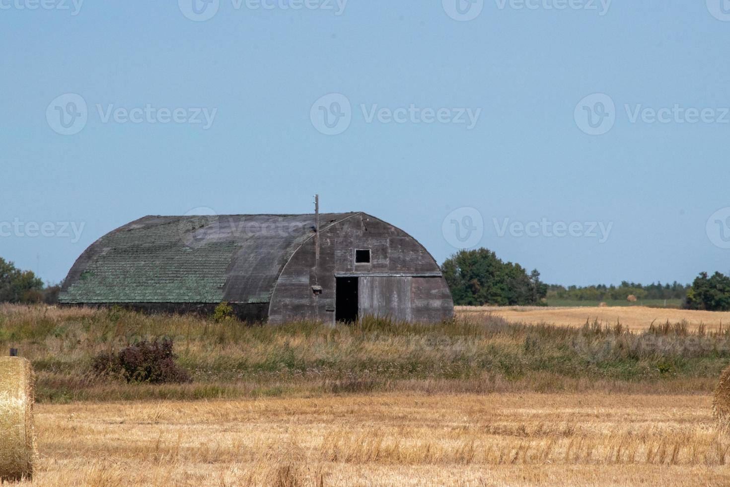 Verlassene Scheune im ländlichen Saskatchewan, Kanada foto