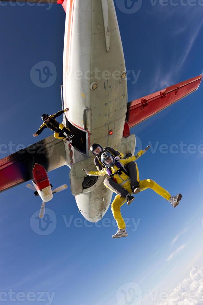 Fallschirmspringen Foto. foto