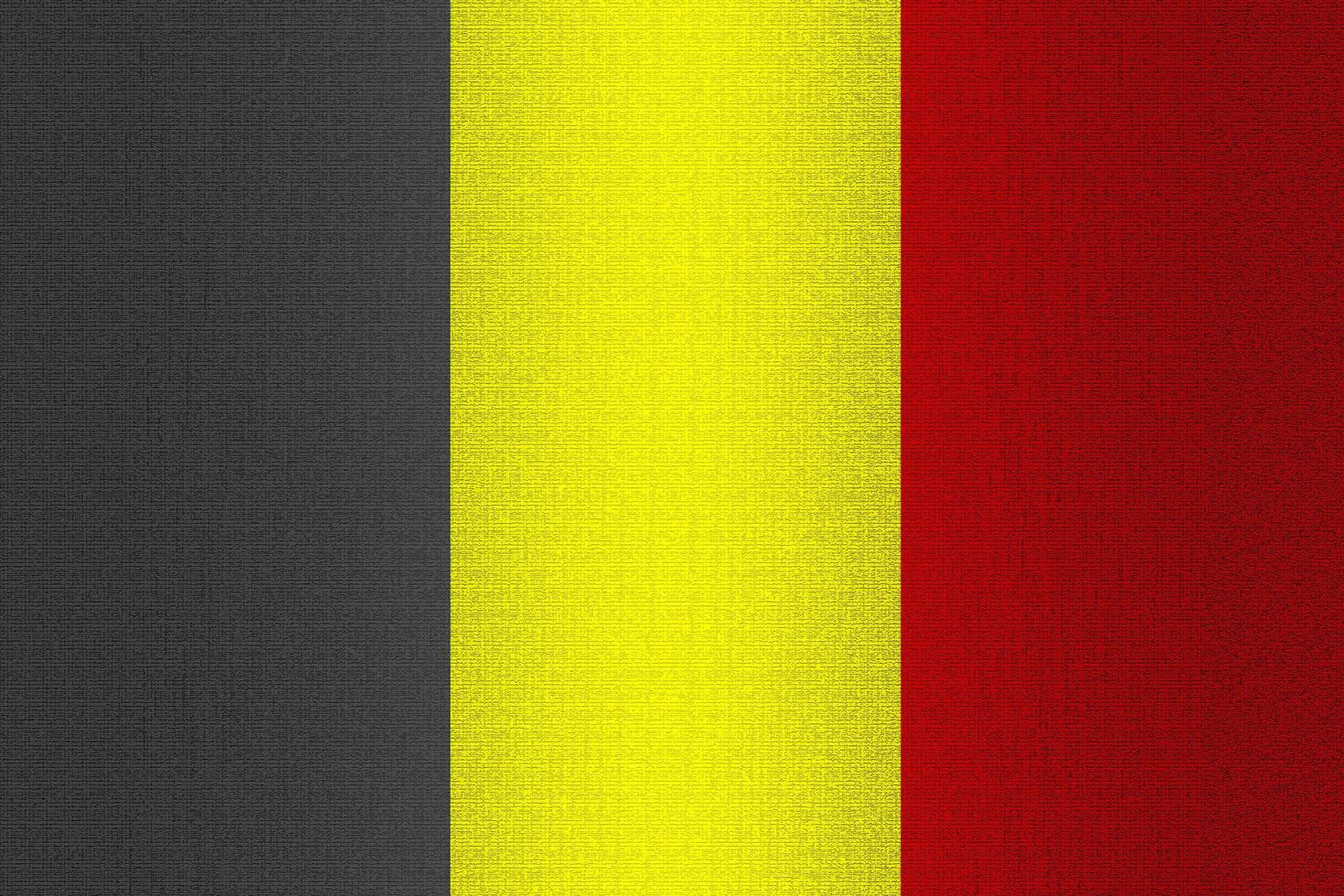 Flagge von Belgien auf Stein foto