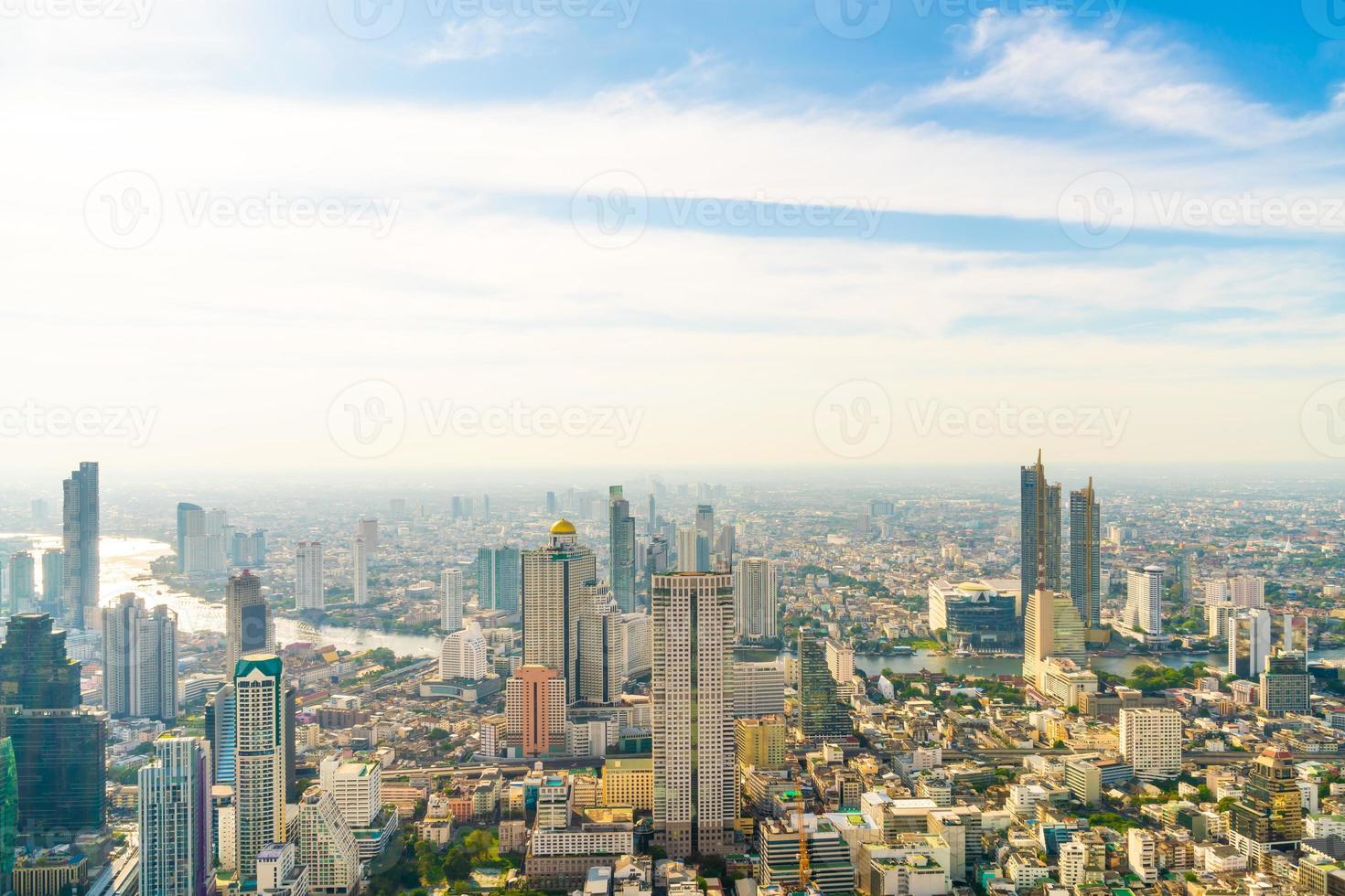 schönes stadtbild mit architektur und gebäude in bangkok thailand foto