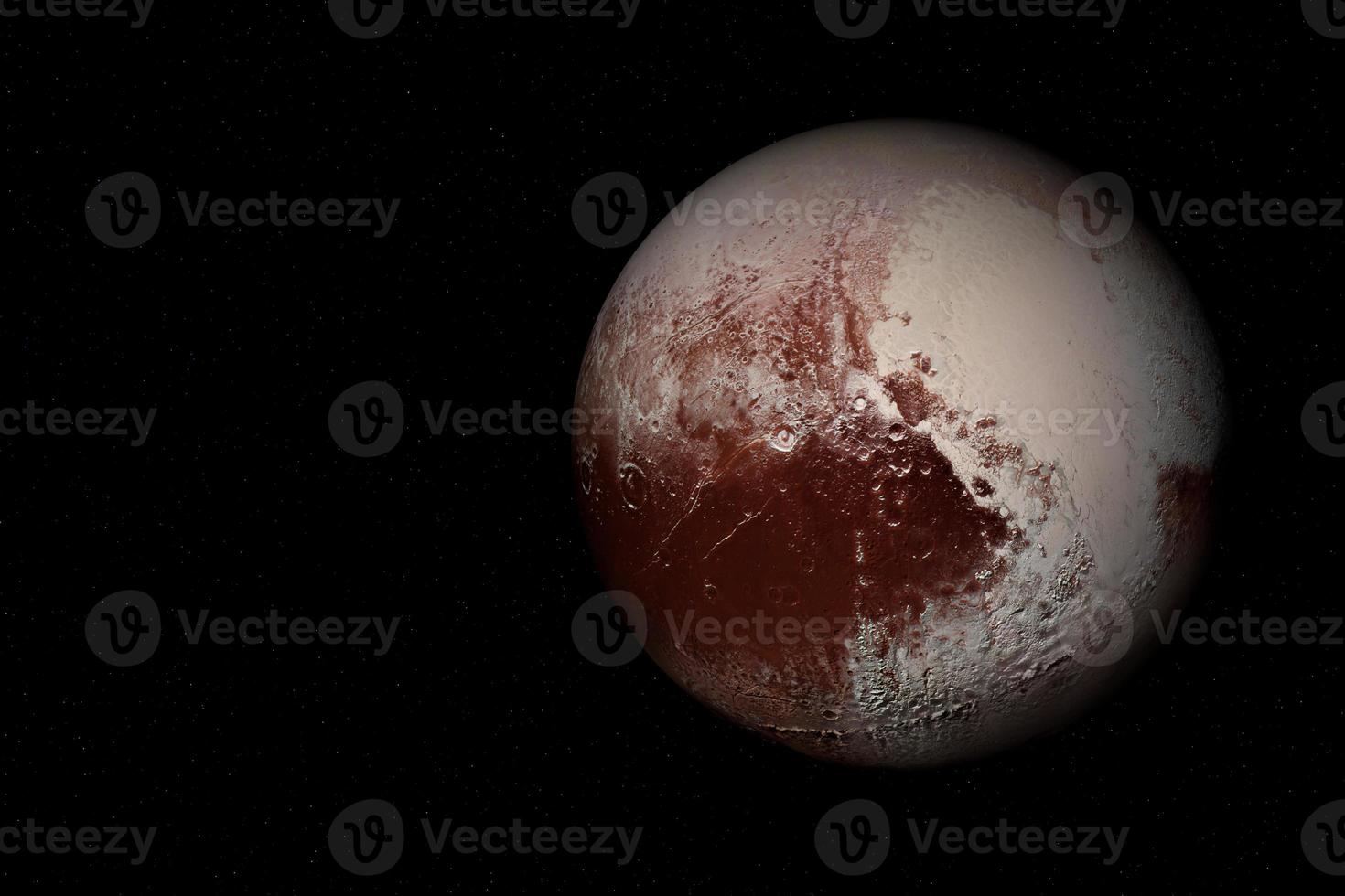 Zwergplanet Pluto - Sonnensystem foto