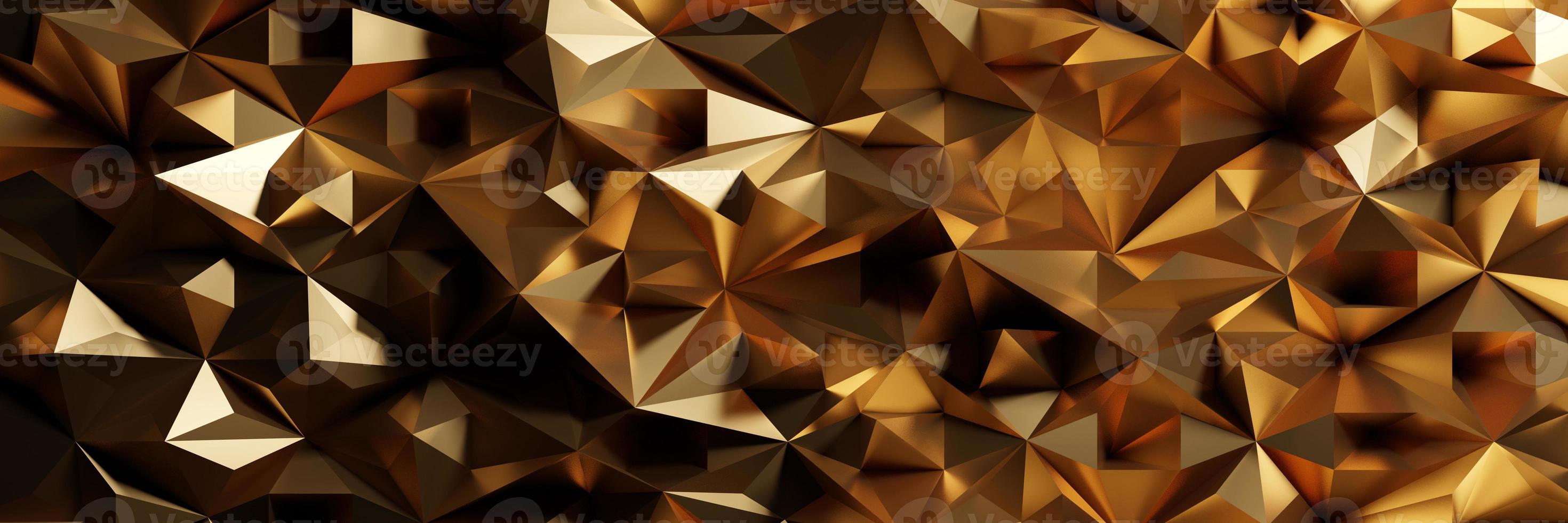 Goldmetallhintergrund. gebürstete metallische Textur. 3D-Rendering foto