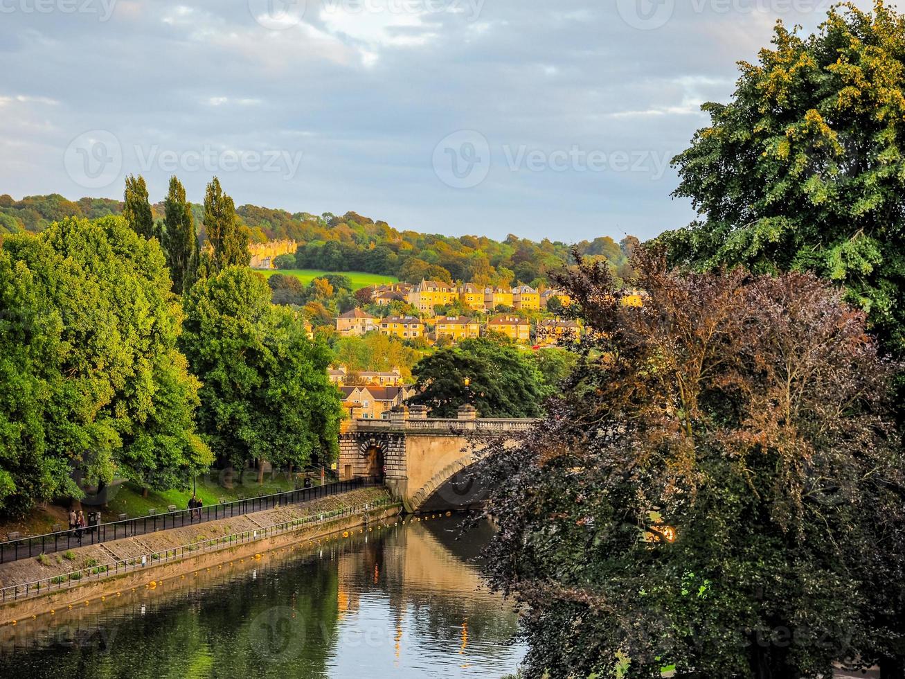 HDR-Fluss Avon im Bad foto