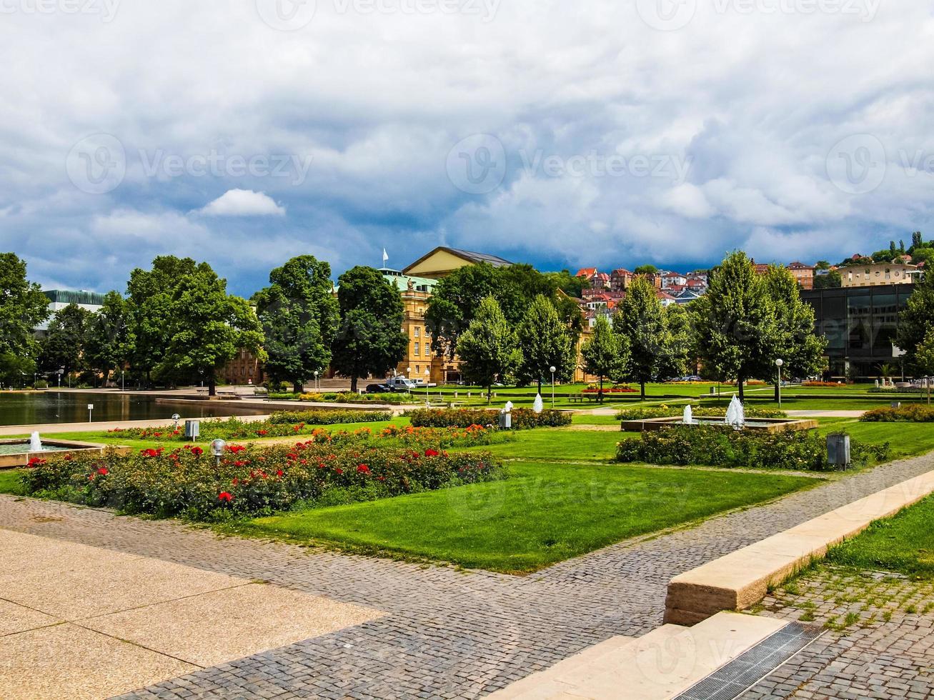 HDR-Gärten in Stuttgart Deutschland foto