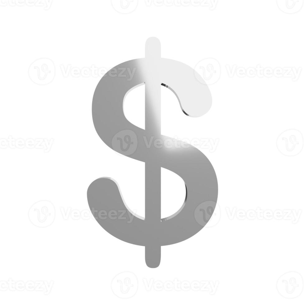 Dollar Geldzeichen 3D-Symbolfoto foto