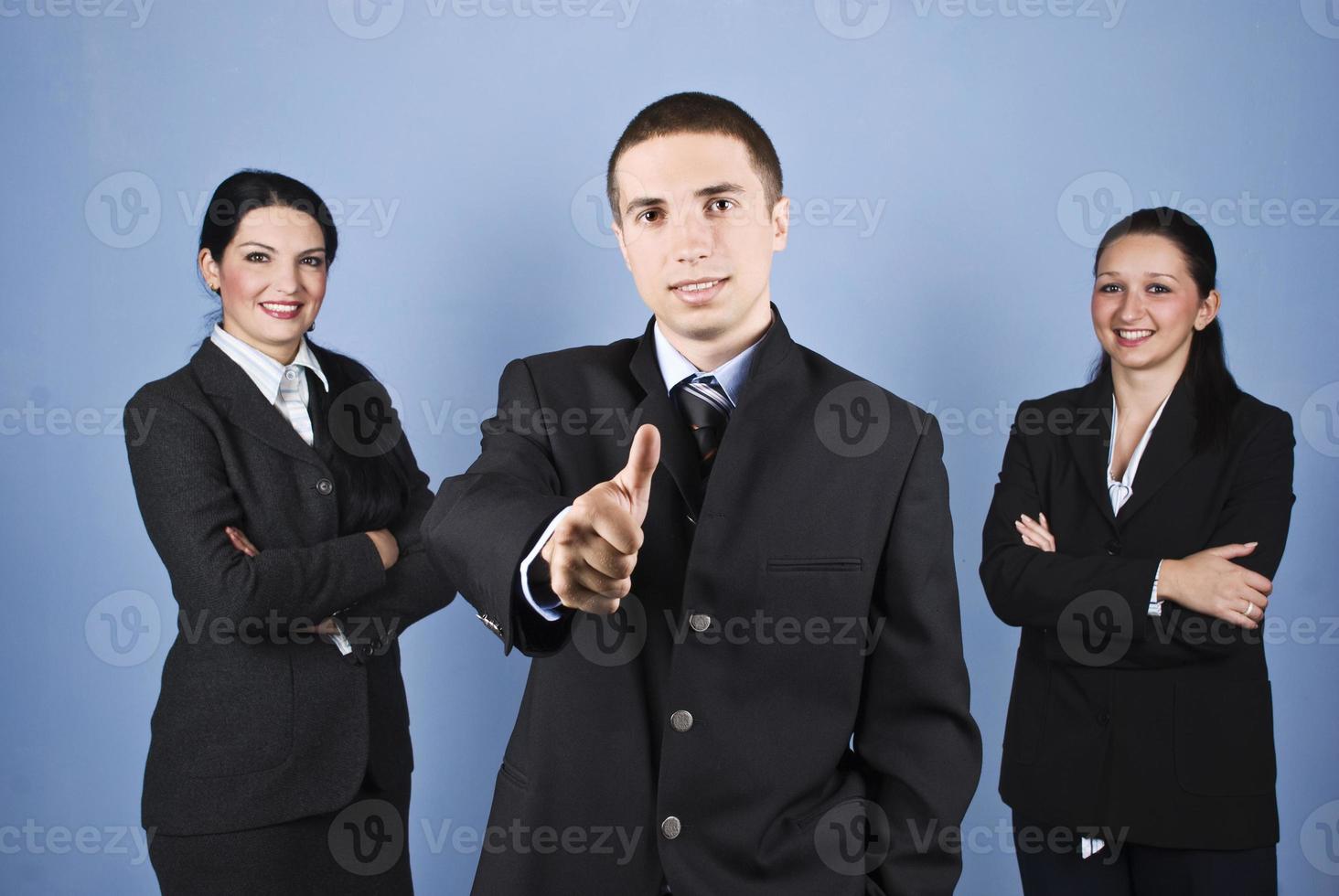 erfolgreiches Geschäftsleute-Team foto