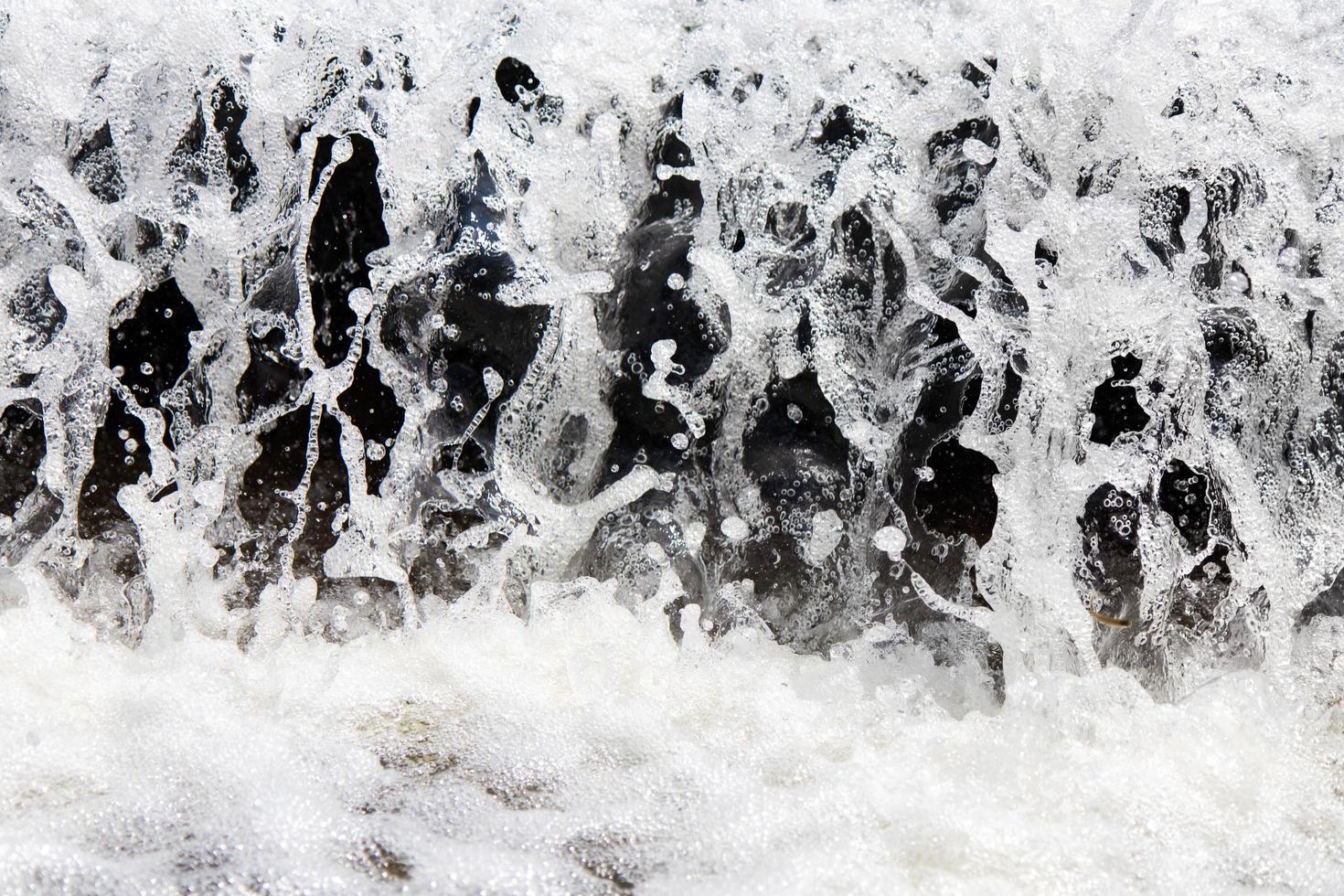 abstrakter nahaufnahmewasserfall. foto