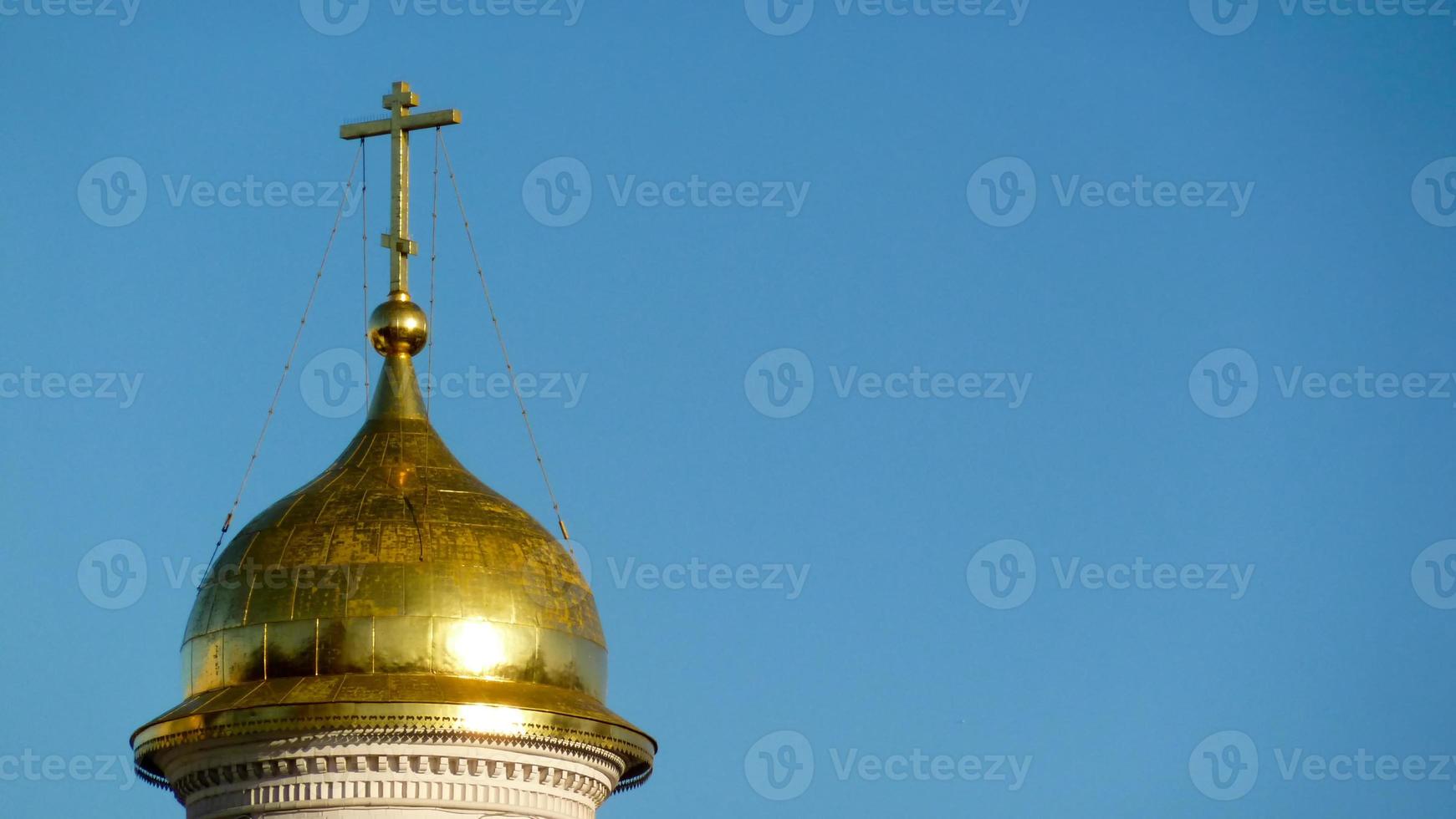 typische Kuppel der russischen Kathedrale in Moskau foto