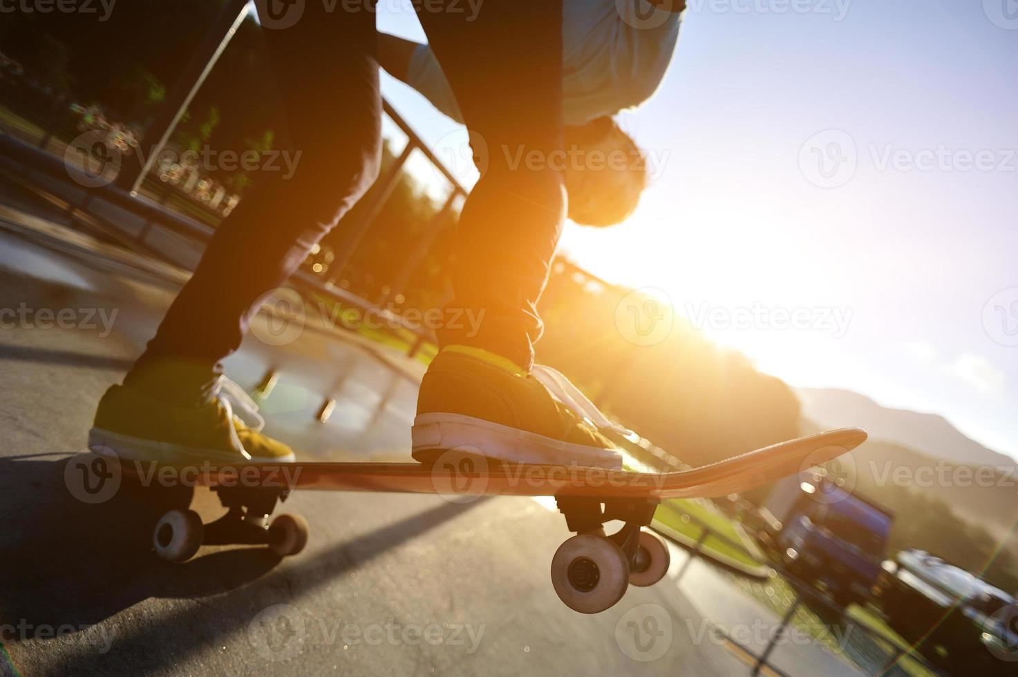 Skateboarding foto
