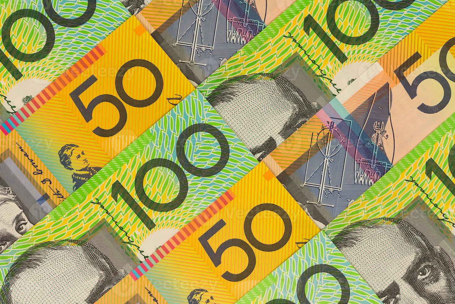 australische Währung - 150 Dollar foto