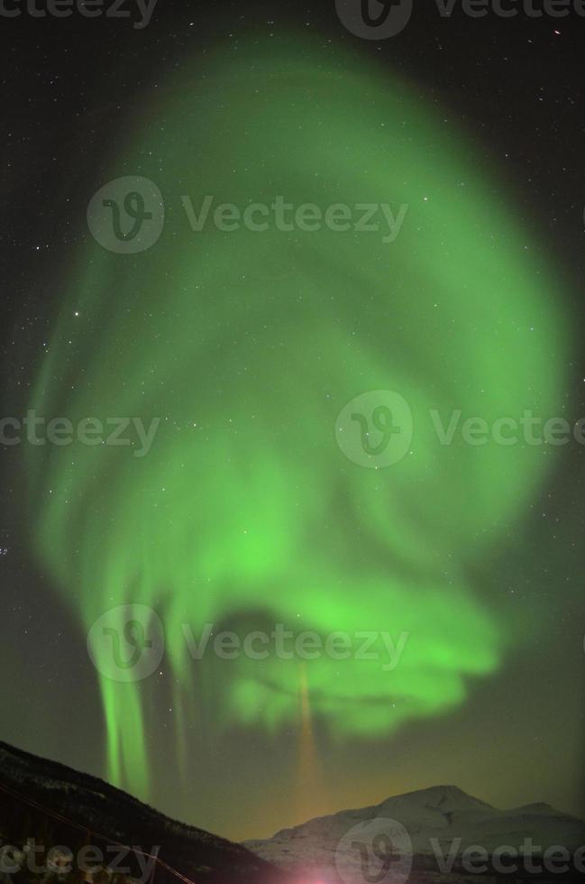 Aurora Borealis im Norden Norwegens foto