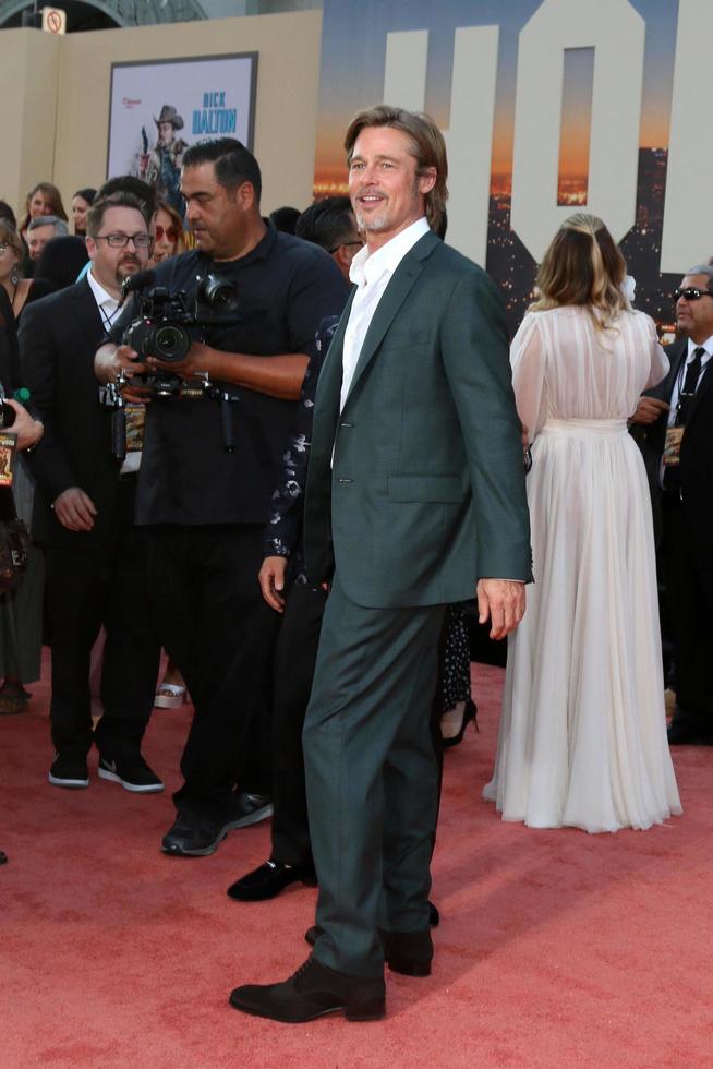 los angeles, 22. juli - brad pitt bei der once upon a time in hollywood premiere im tcl chinese theater imax am 22. juli 2019 in los angeles, ca foto