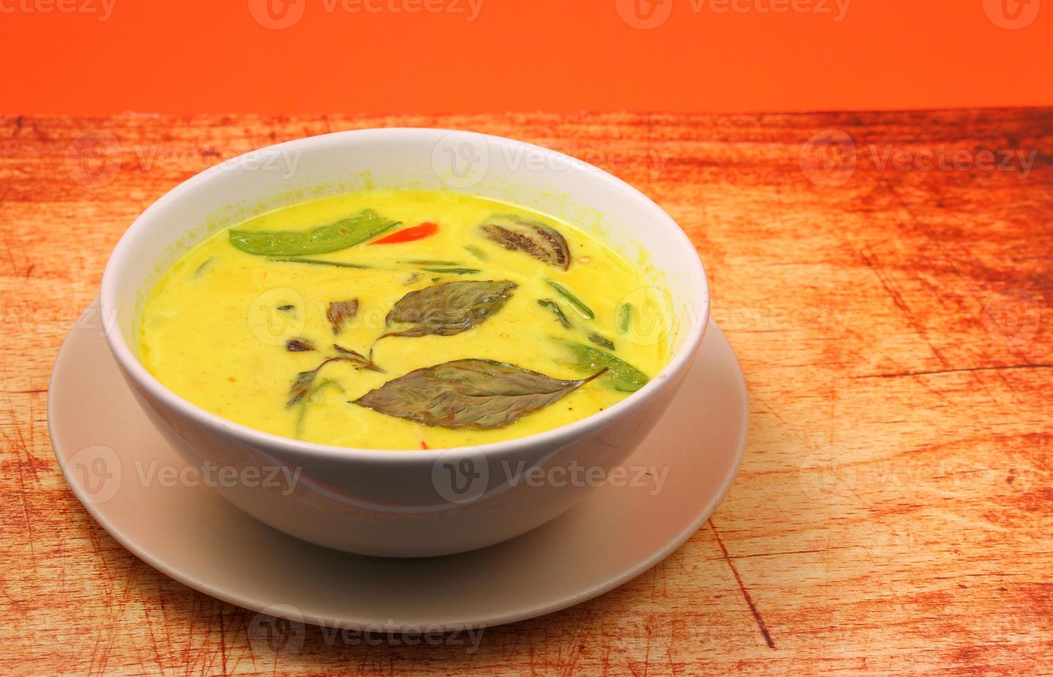 Thailand grünes Curry foto