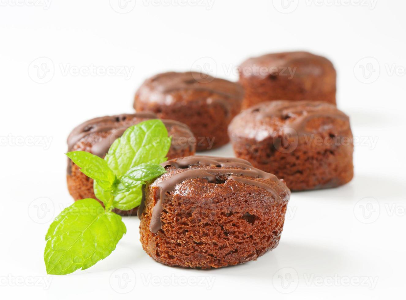 Mini-Schokoladenkuchen foto
