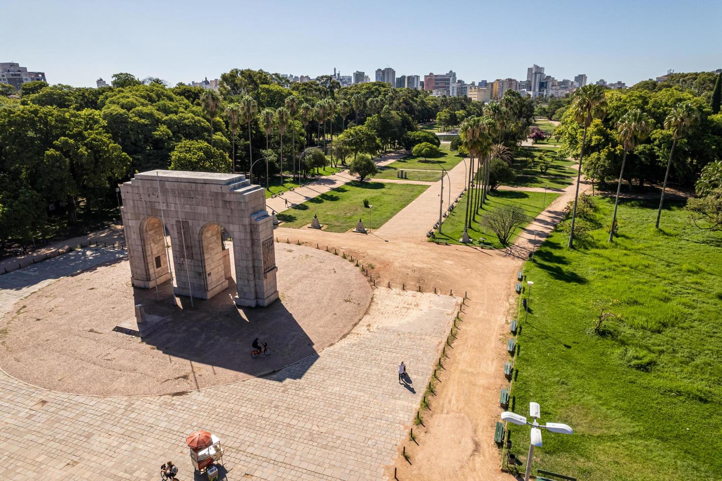 Brasilien, Mai 2019 - Luftaufnahme von Porto Alegre foto