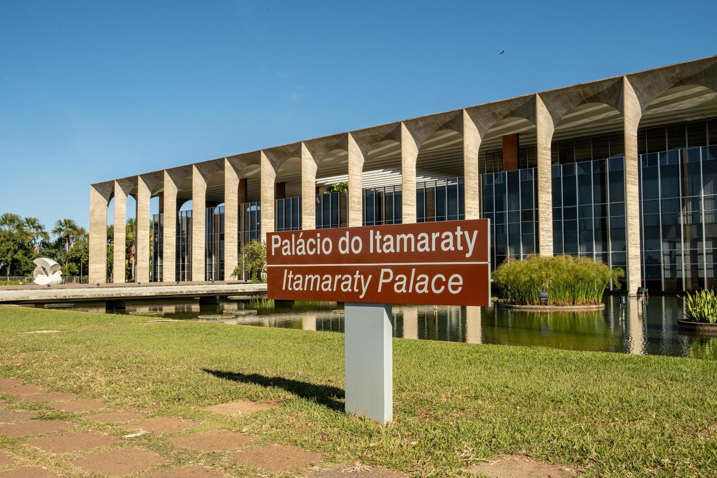 sao paulo, brasilien, mai 2019 - itamaraty-palast, sitz des brasilianischen außenministeriums foto