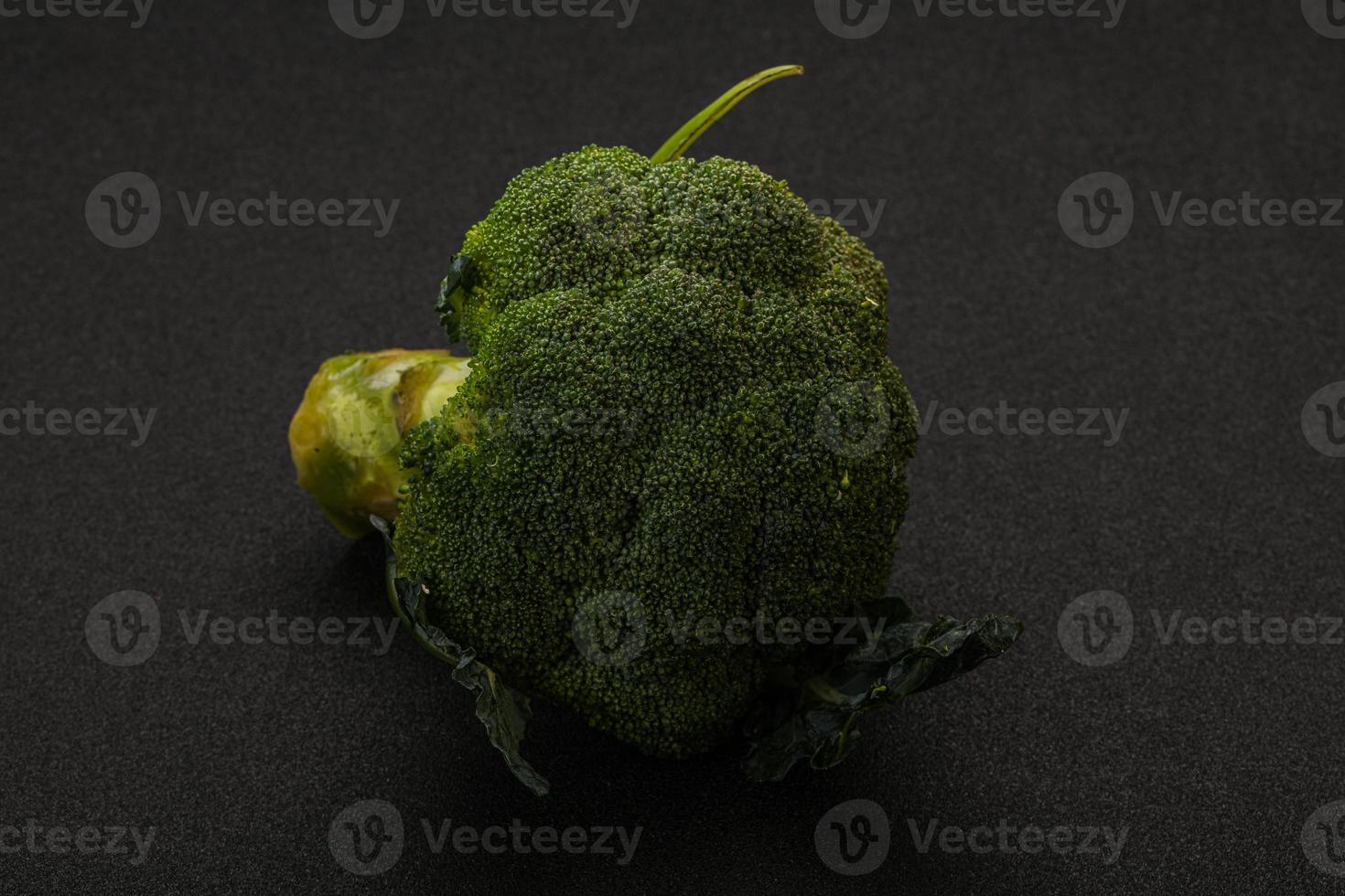 grüner frischer leckerer brokkolikohl foto