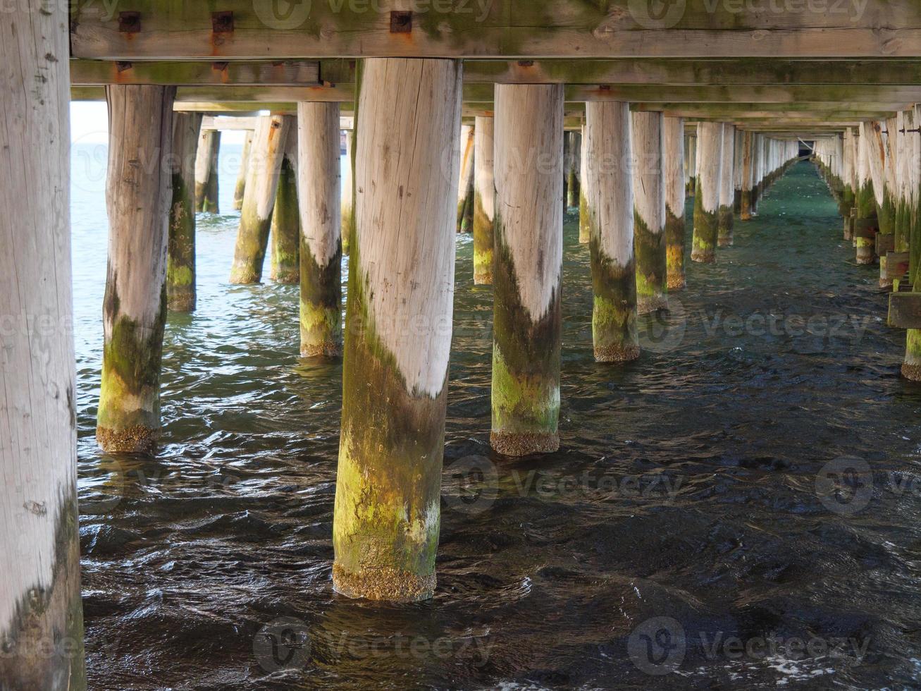 Der Strand von Sopot in Polen foto