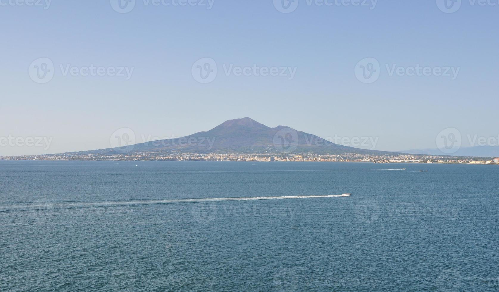 Vulkan Vesuv in Neapel foto