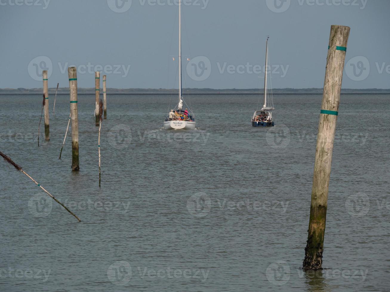 Dornumersiel an der deutschen Nordseeküste foto