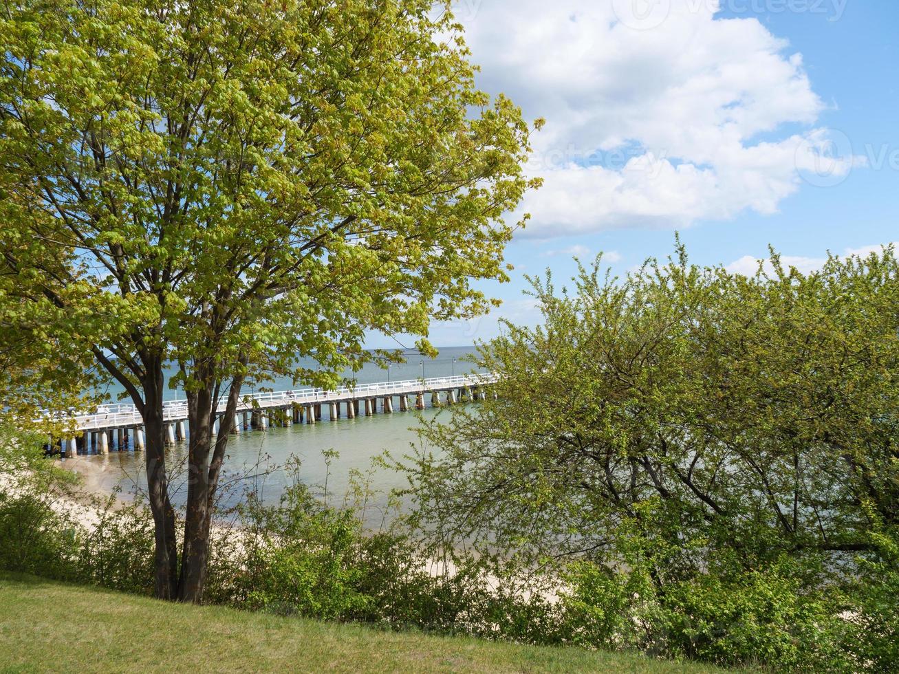 die ostsee bei danzig in polen foto