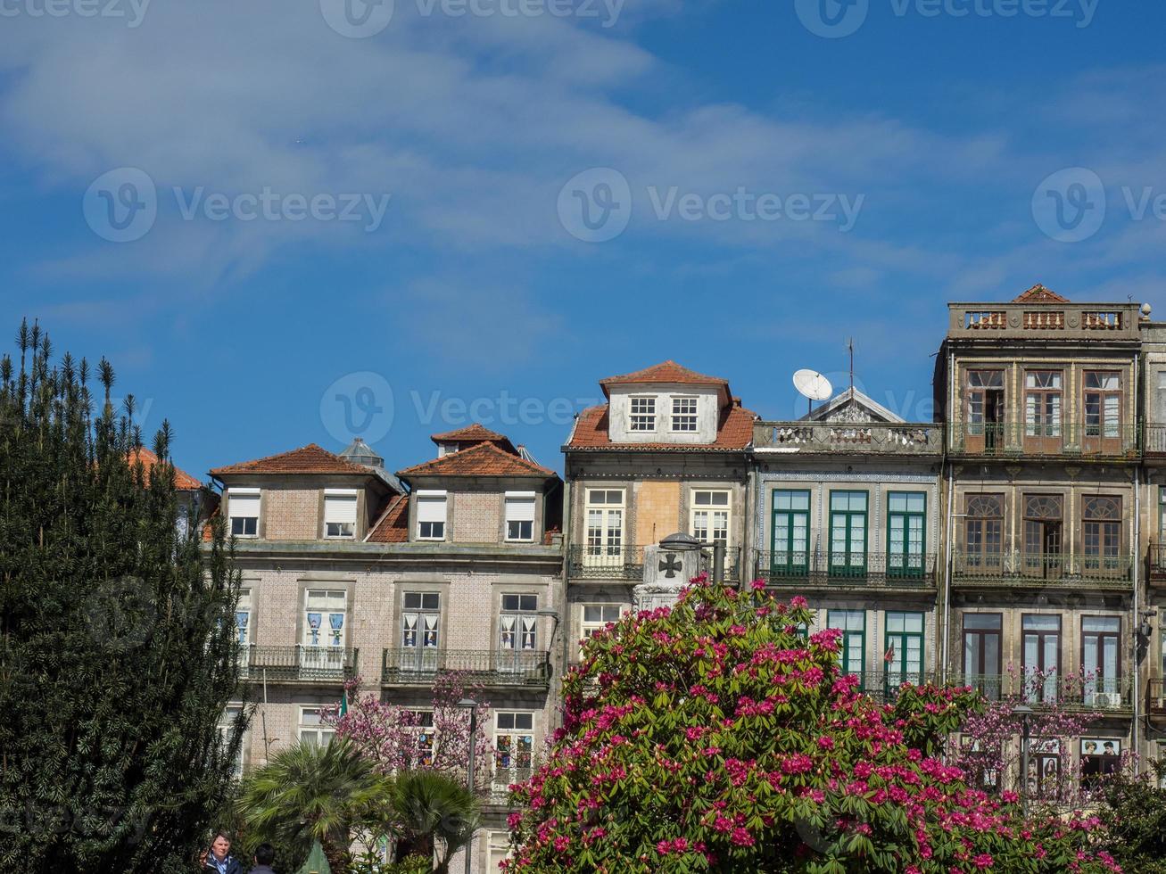 der Fluss Douro und die Stadt Porto foto