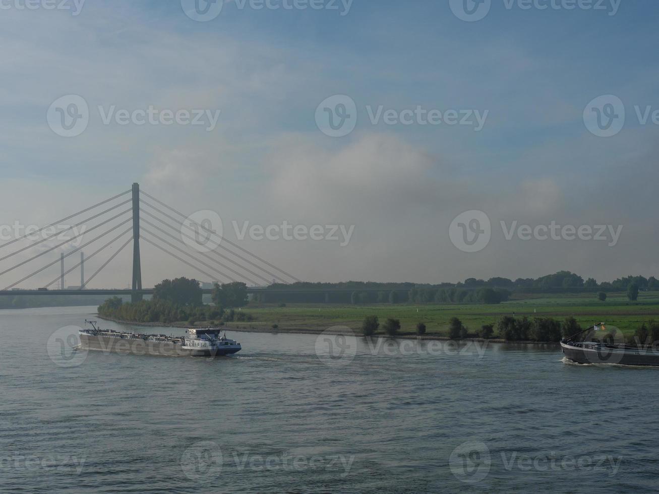 Der Rhein in Deutschland foto