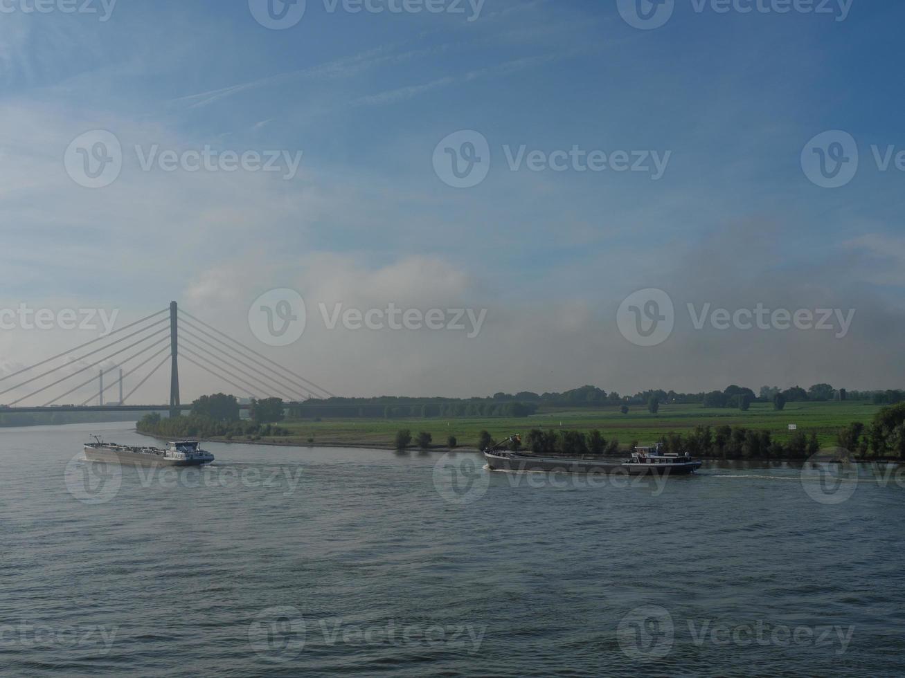 Der Rhein in Deutschland foto