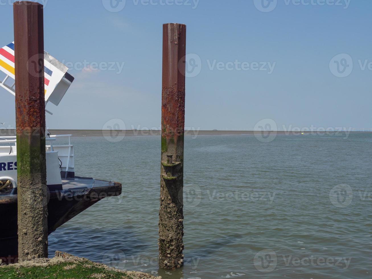 hallig hooge in der deutschen nordsee foto