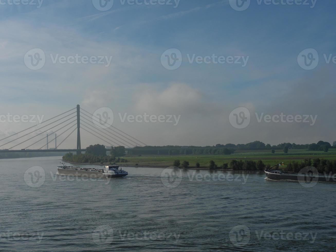 Der Rhein in Deutschland foto