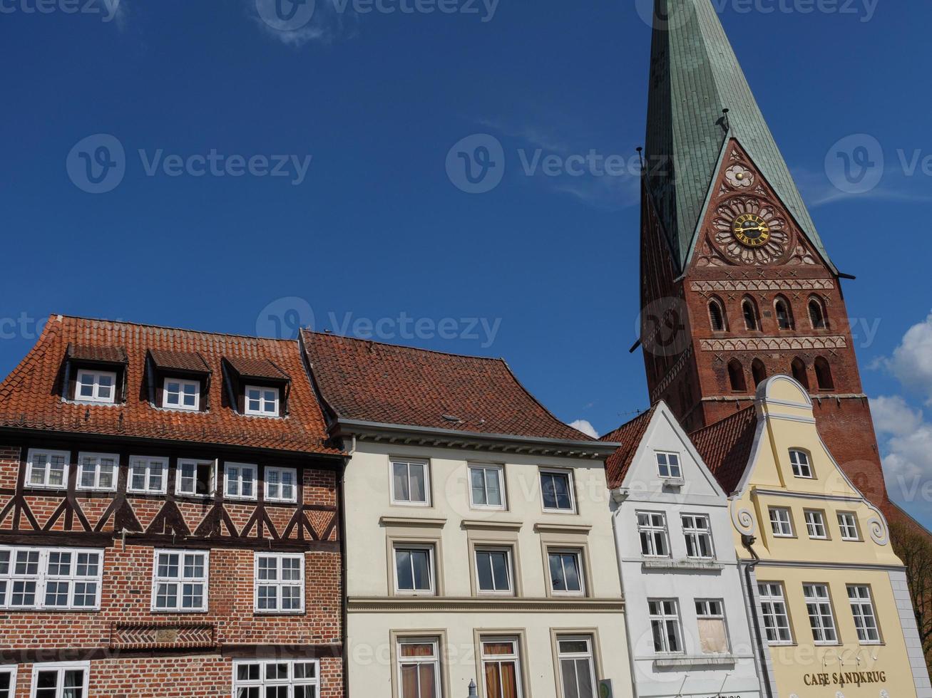 Die Stadt Lüneburg in Norddeutschland foto