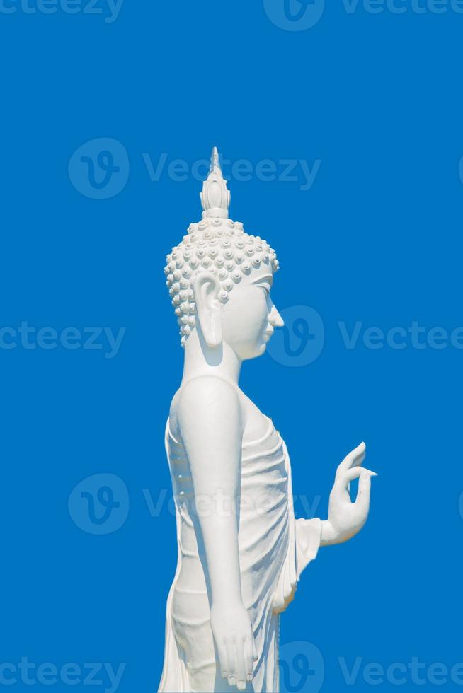 weißer Buddha foto