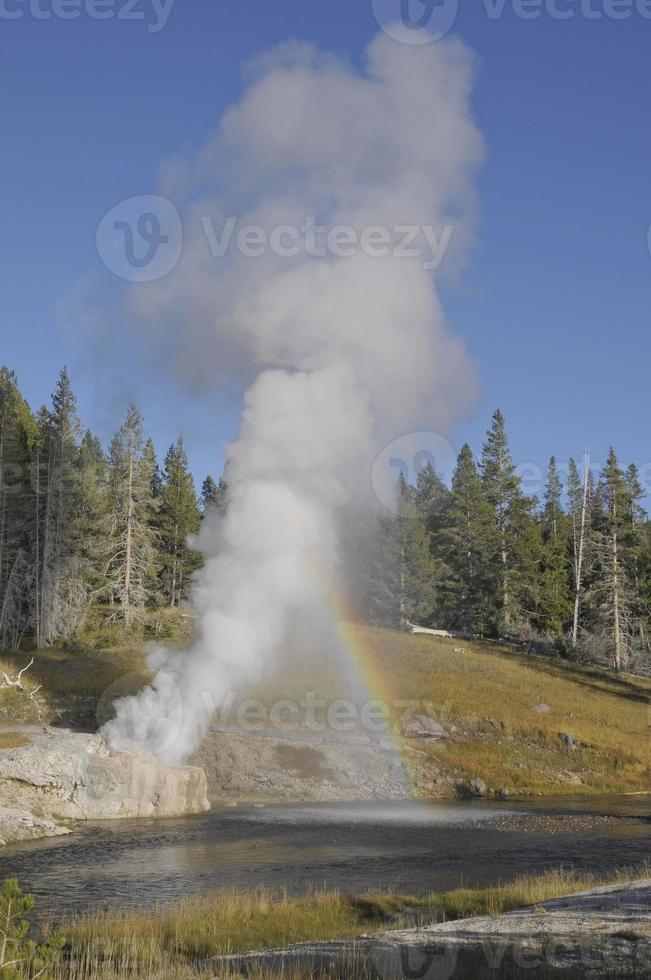 heiße Quelle, Yellowstone-Nationalpark foto
