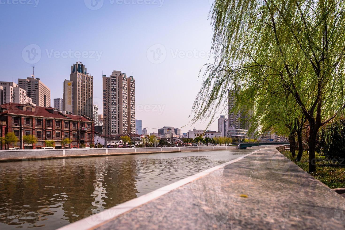 Suzhou Creek, Shanghai, China foto