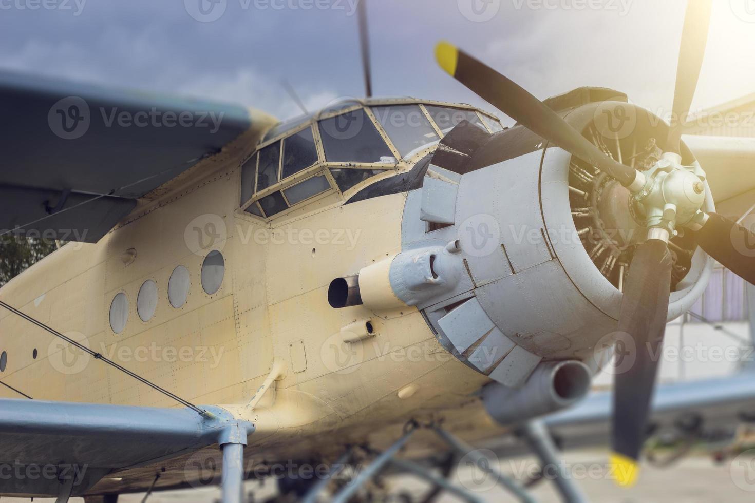 Vintage Flugzeug foto
