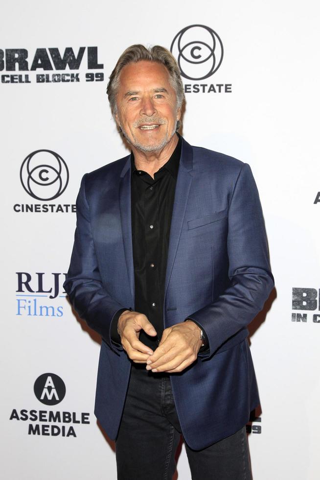 los angeles, 29. sep - don johnson bei der brawl in cell block 99 premiere im egyptian theater am 29. september 2017 in los angeles, ca foto