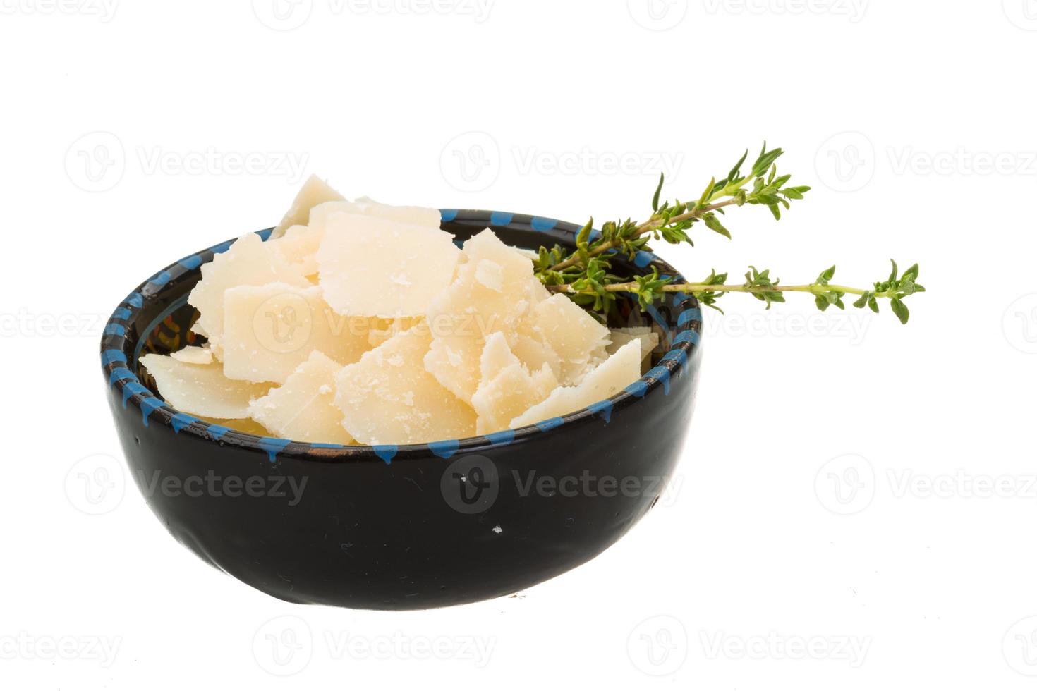 Parmesan-Käse isoliert weiß foto