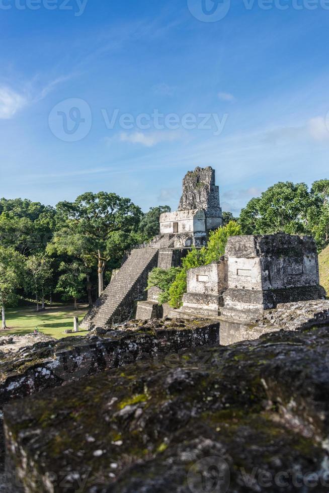 Maya-Ruinen am Tikal, Nationalpark. reisendes Guatemala. foto