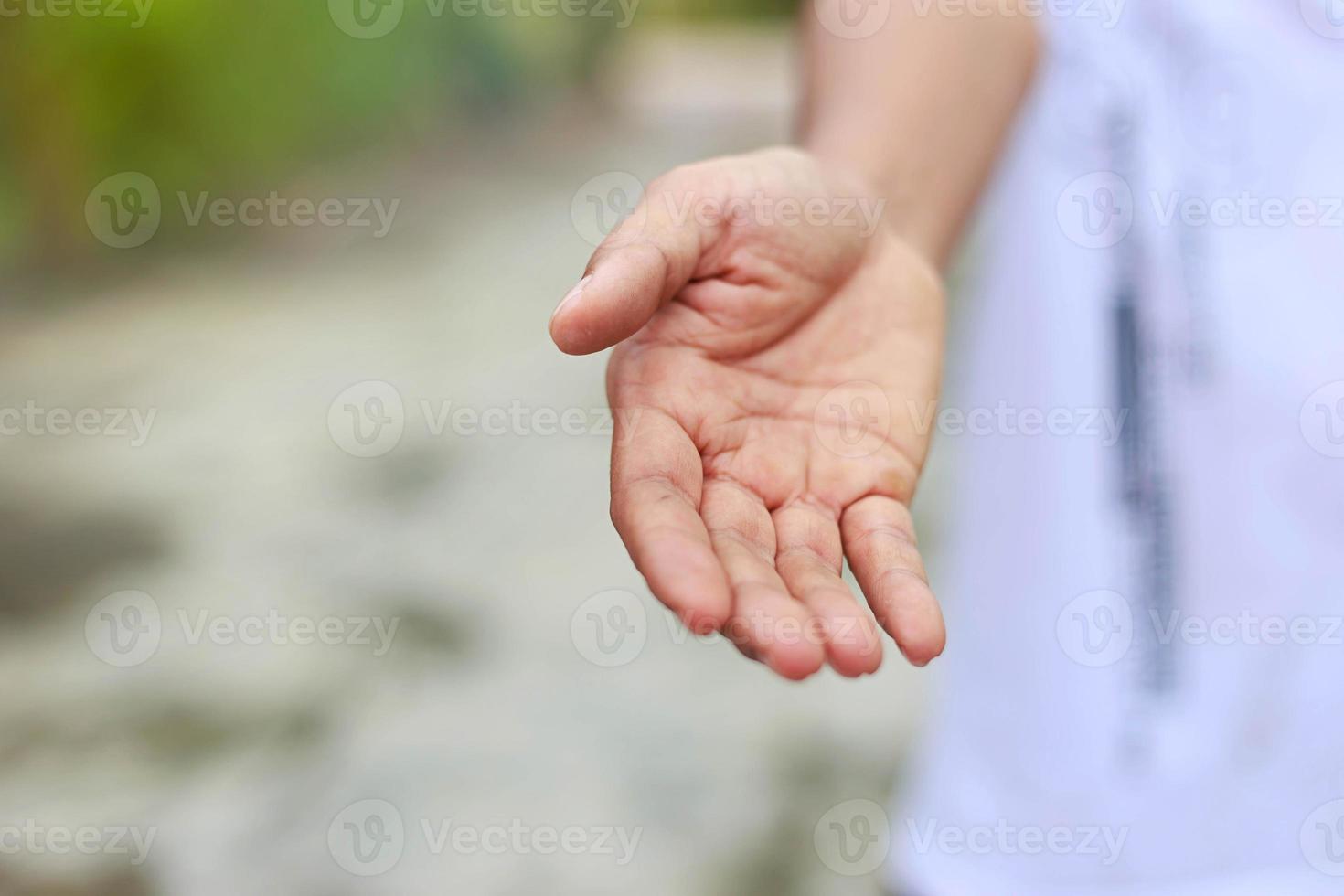 eine helfende Hand geben foto