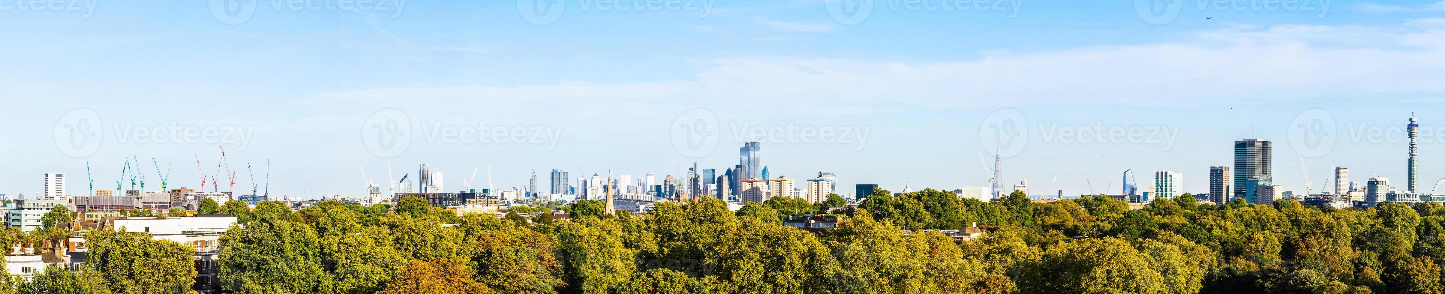 HDR-Blick auf London vom Primrose Hill foto