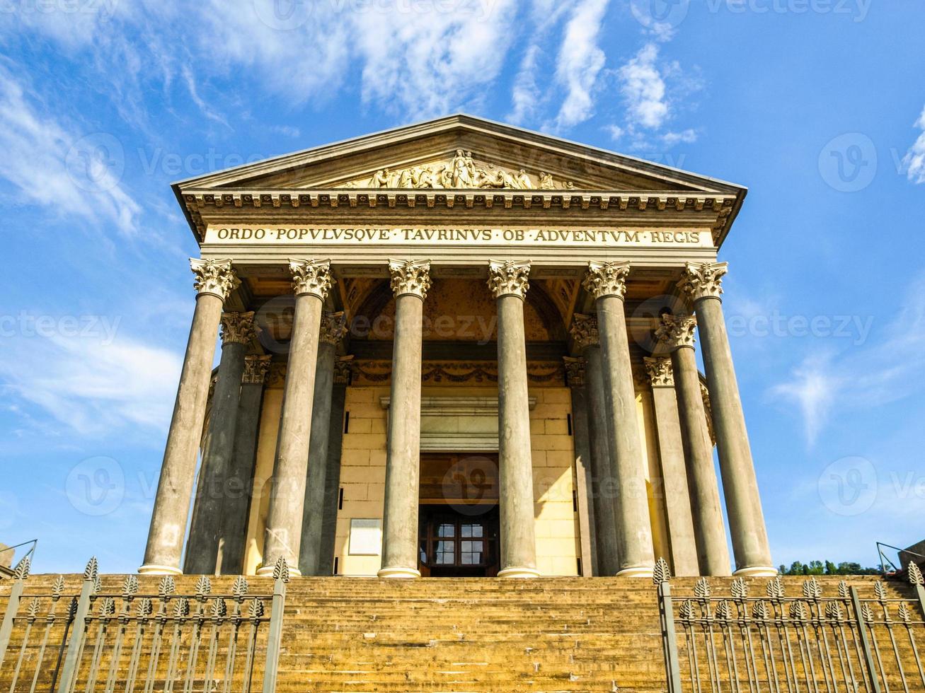 hdr gran madre, turin foto