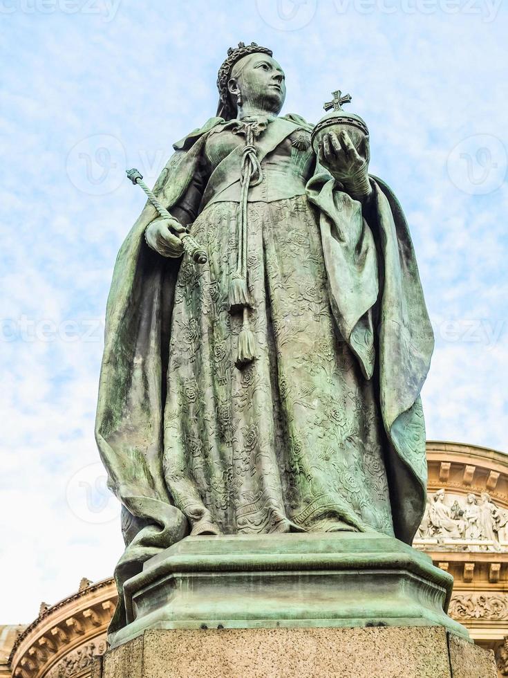 HDR-Statue der Königin Victoria foto
