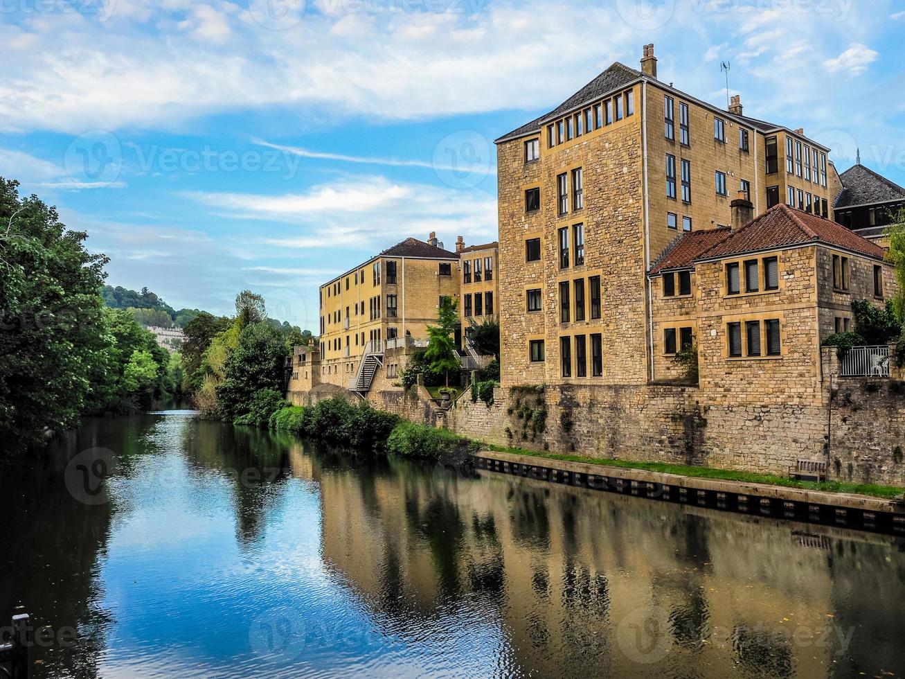 HDR-Fluss Avon im Bad foto