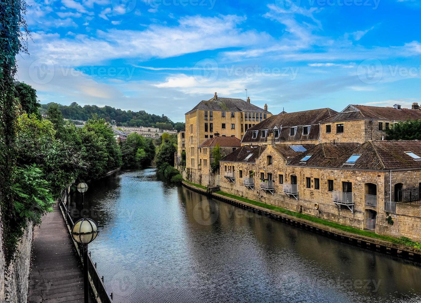 HDR-Fluss Avon im Bad foto