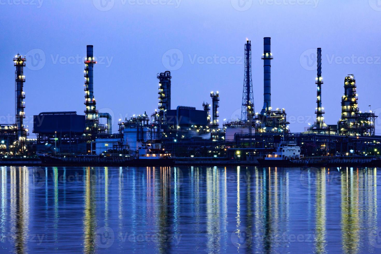 Ölraffinerie in Bangkok, Thailand. foto