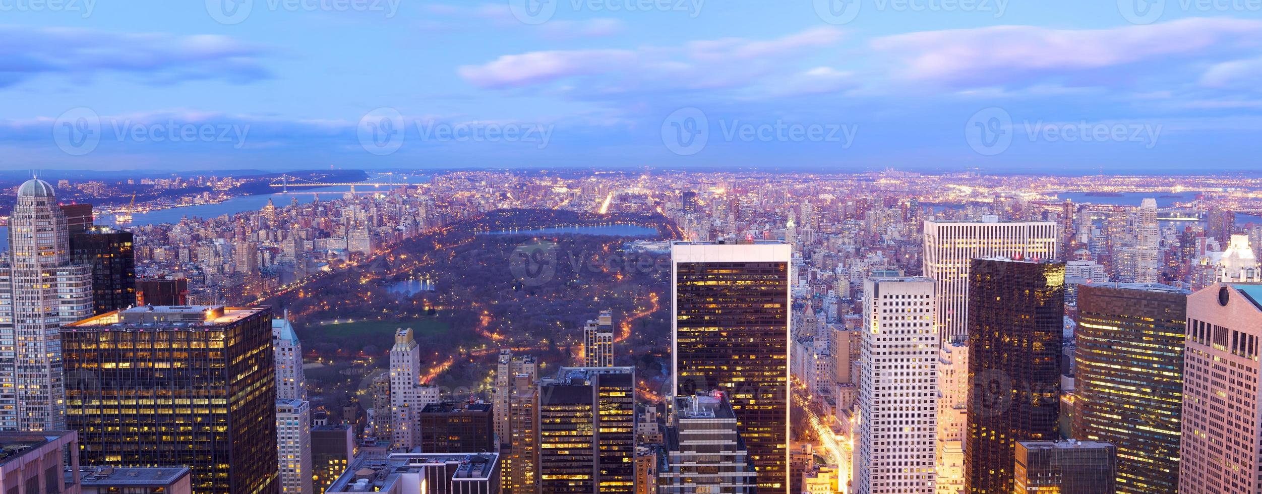 Central Park Luftbild Panorama foto